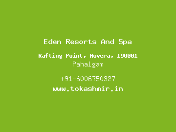 Eden Resorts And Spa, Pahalgam