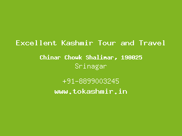 Excellent Kashmir Tour and Travel, Srinagar