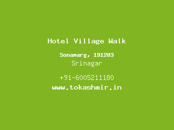 Hotel Village Walk, Srinagar