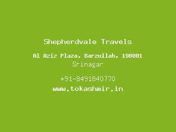 Shepherdvale Travels, Srinagar